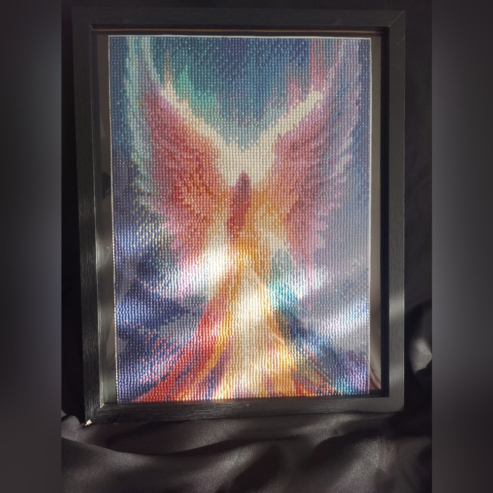 Vibrant Angel Wing Art Print
